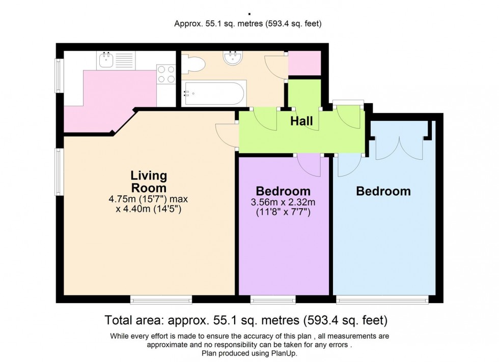 Floorplan for Trinity House Station Road, Borehamwood