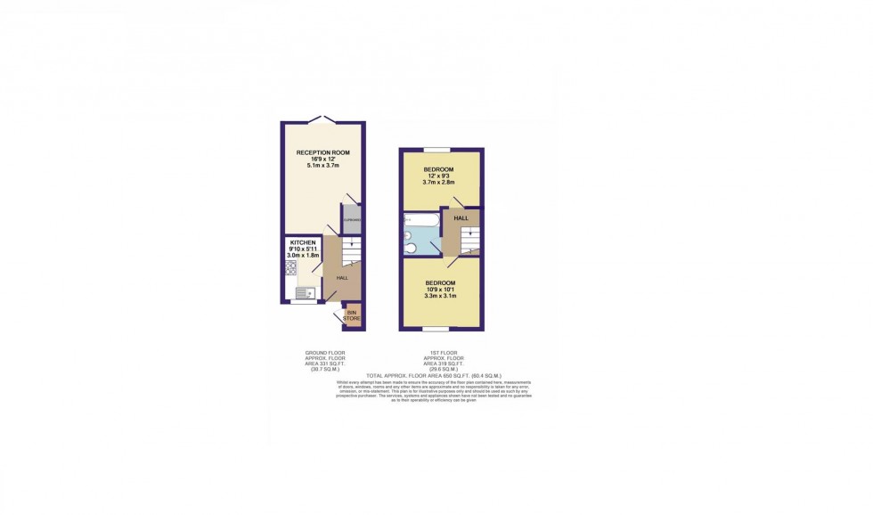 Floorplan for Hancock Court, Borehamwood