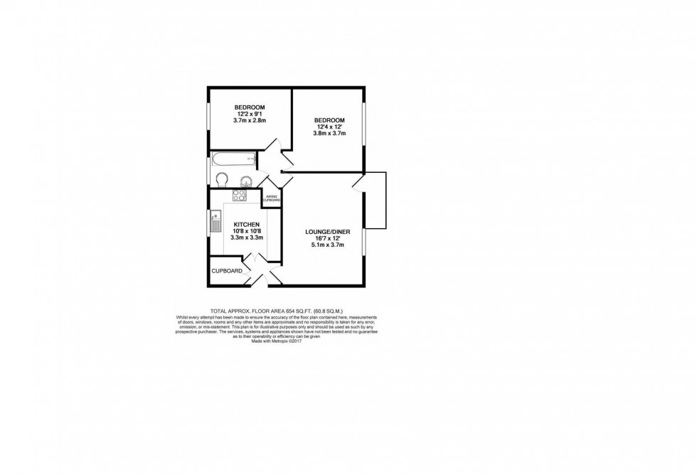 Floorplan for Audley Close, Borehamwood