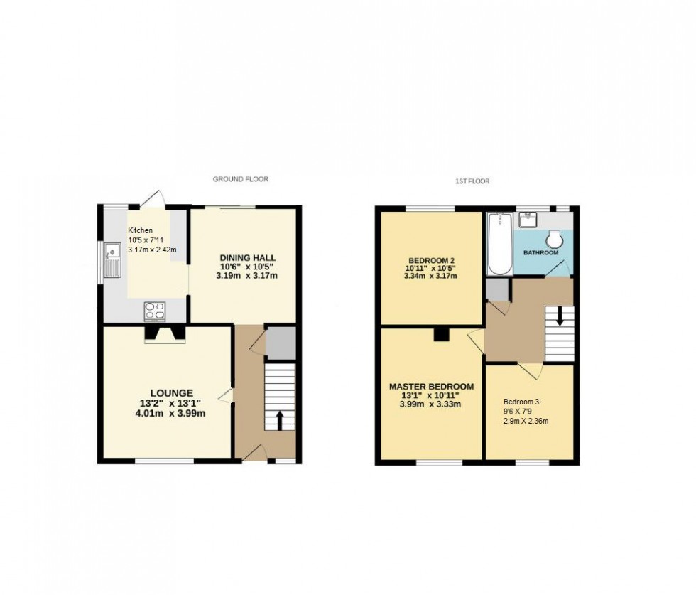 Floorplan for Brook Road, Borehamwood