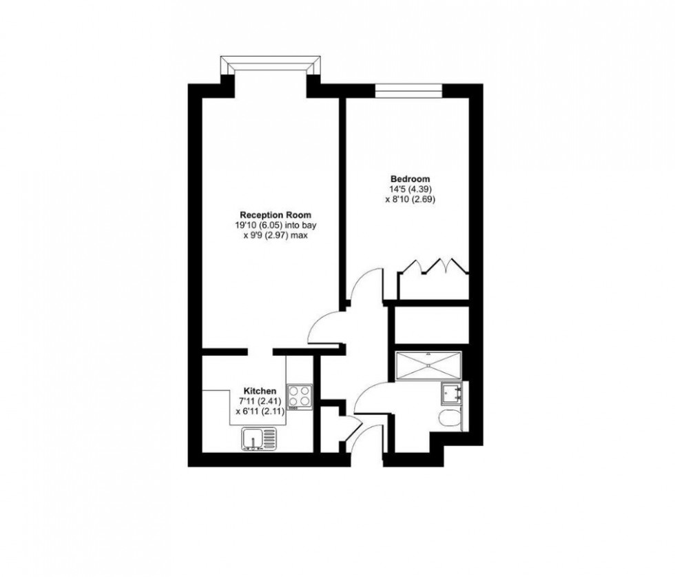 Floorplan for Fairbanks Lodge,Furzehill Road, Borehamwood