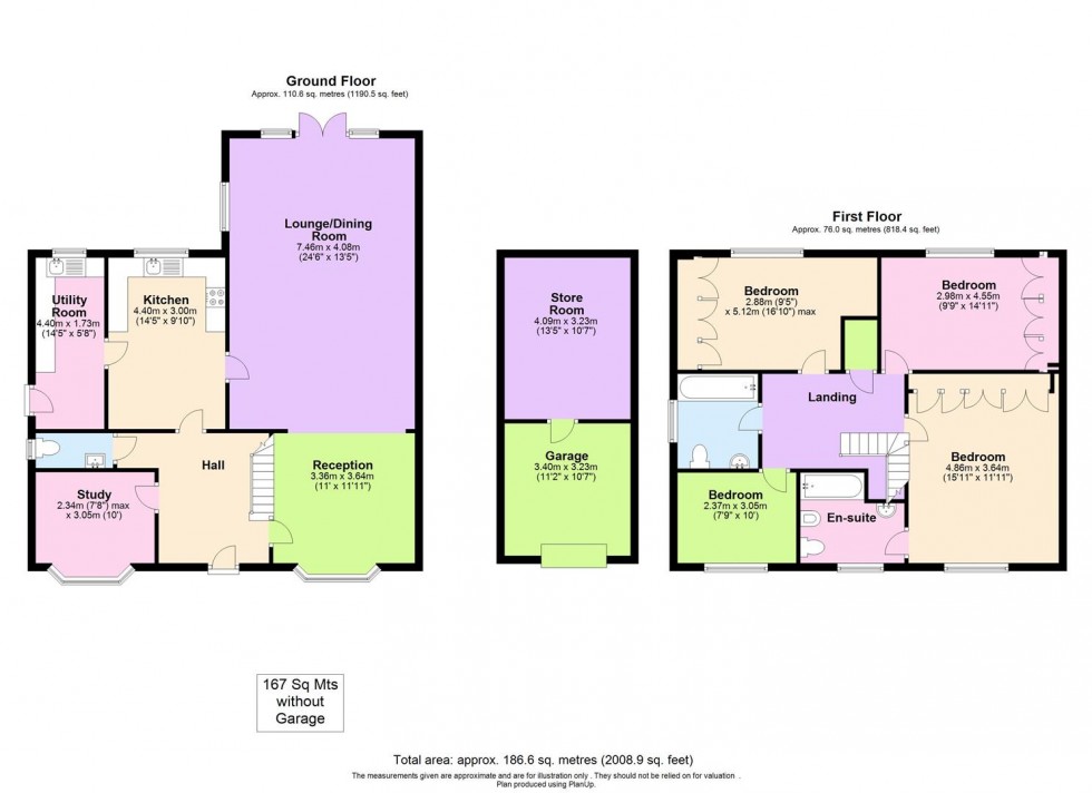 Floorplan for Belmor, Elstree