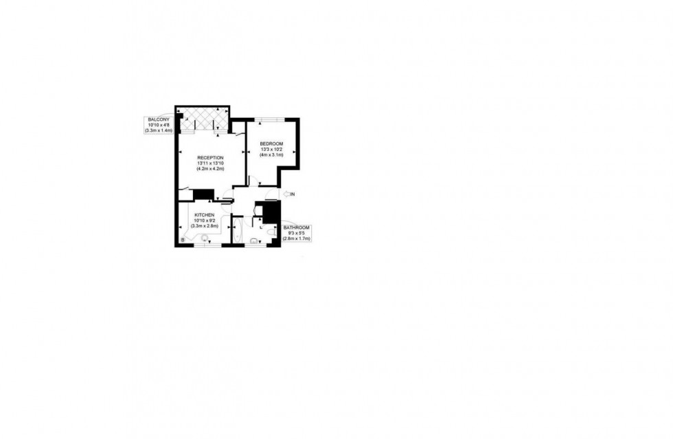 Floorplan for Felton Close, Borehamwood