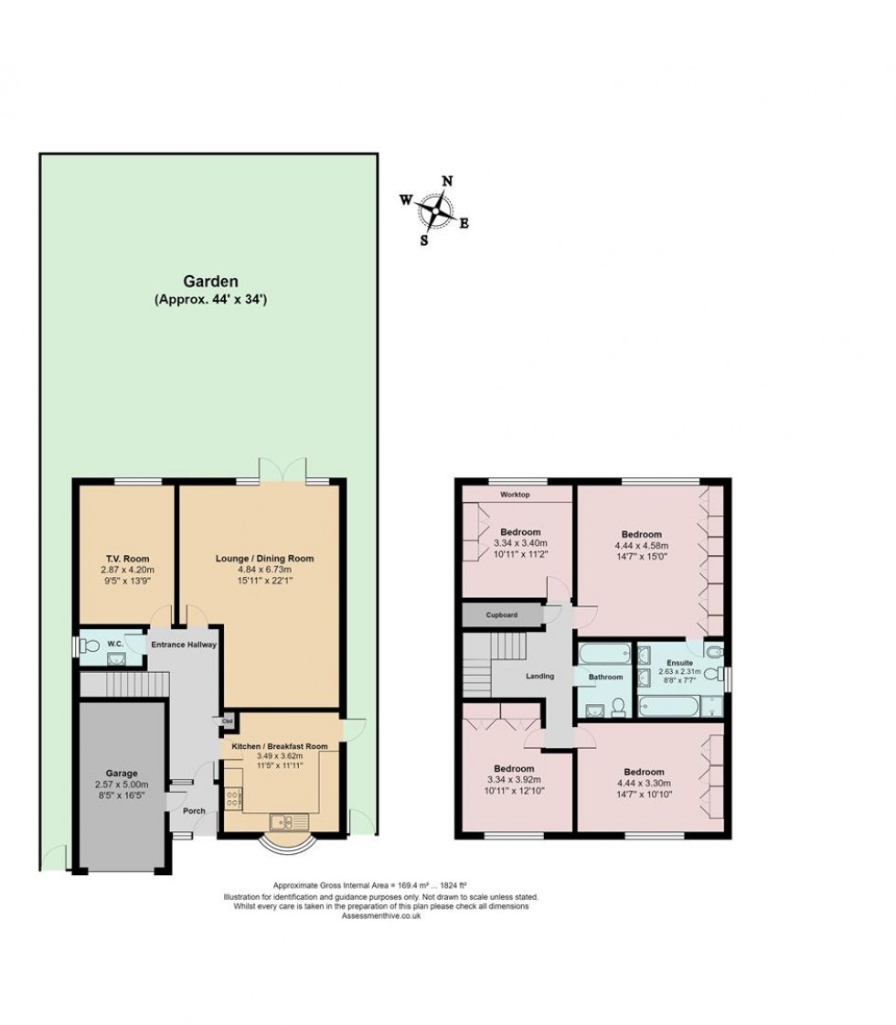 Floorplan for Nicholas Road, Elstree