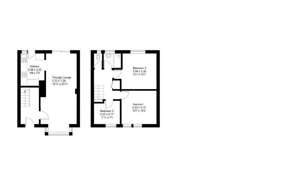 Floorplan for Allerton Road, Borehamwood