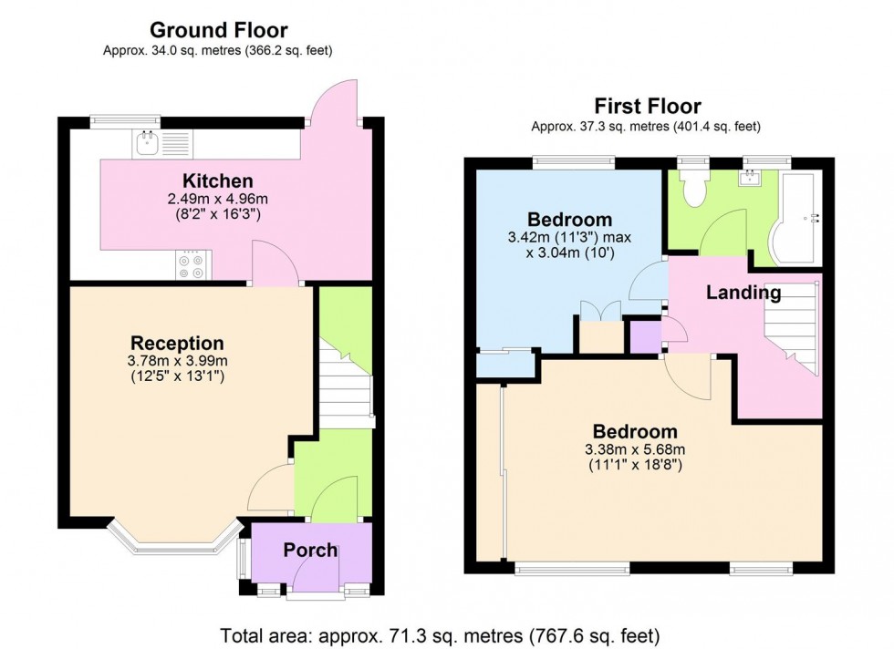 Floorplan for Buckingham Road, Borehamwood