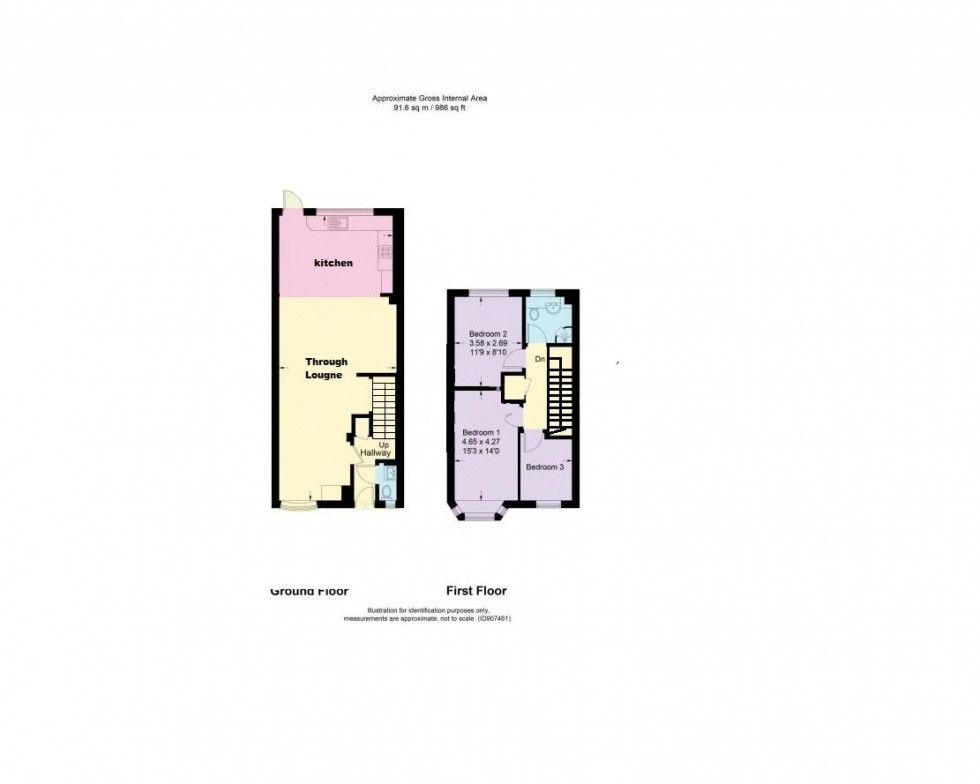 Floorplan for Whitehouse Avenue, Borehamwood