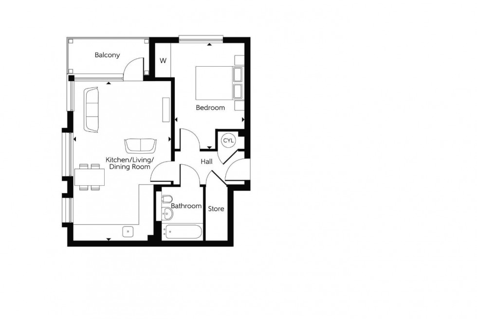 Floorplan for Cavendish Hall House,Holmesley Road, Borehamwood