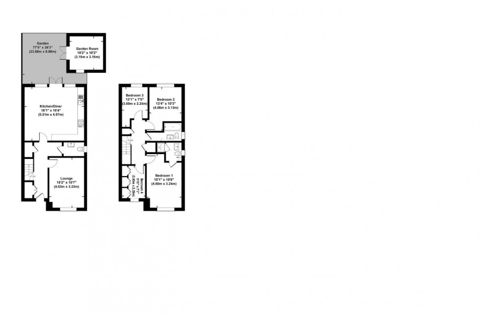 Floorplan for Shenley Road, Borehamwood