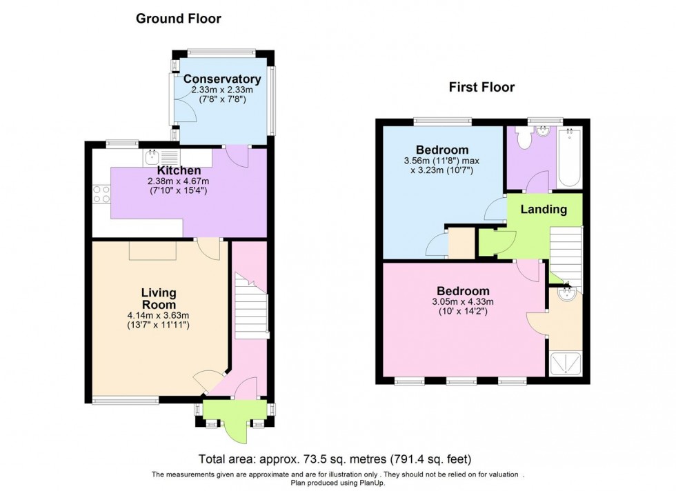 Floorplan for Lemsford Court, Borehamwood