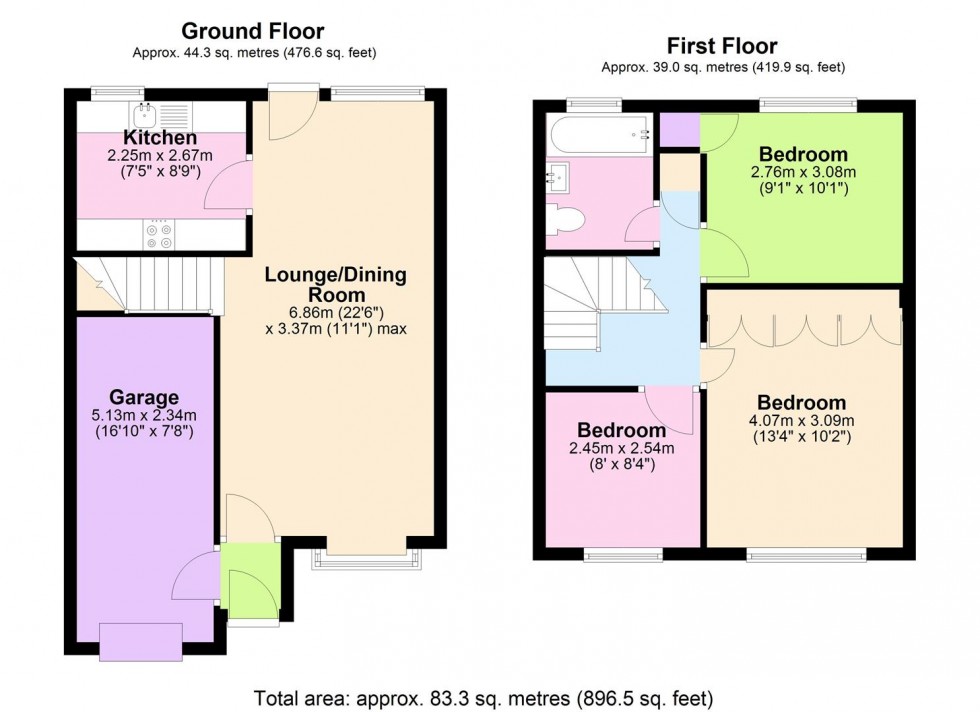 Floorplan for The Campions, Borehamwood