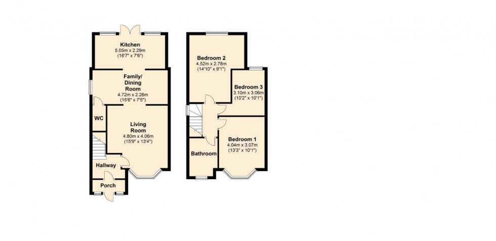 Floorplan for Cardinal Avenue, Borehamwood