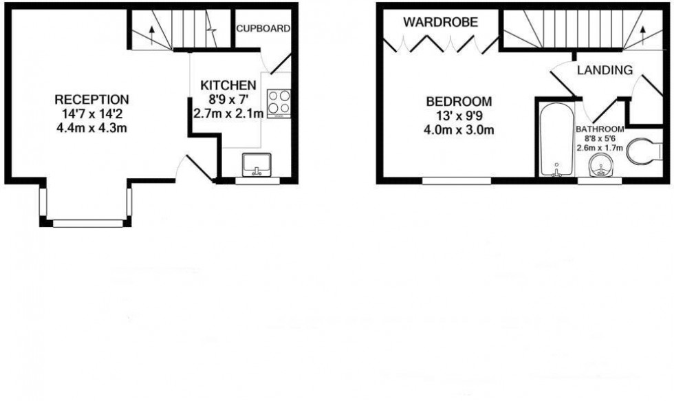 Floorplan for Fox Close, Elstree