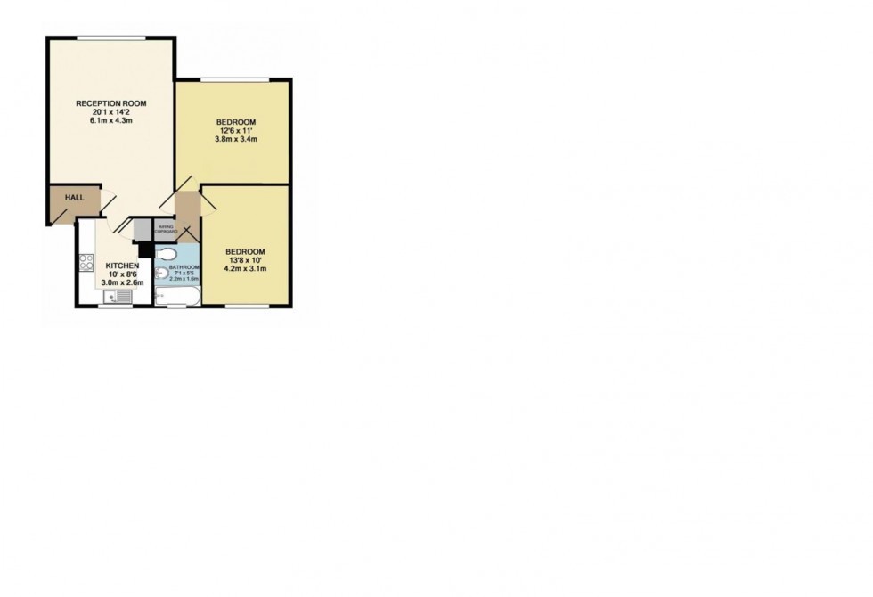 Floorplan for Holt Close, Elstree
