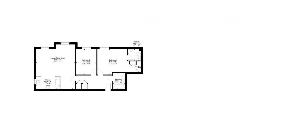 Floorplan for Coleridge Way, Borehamwood