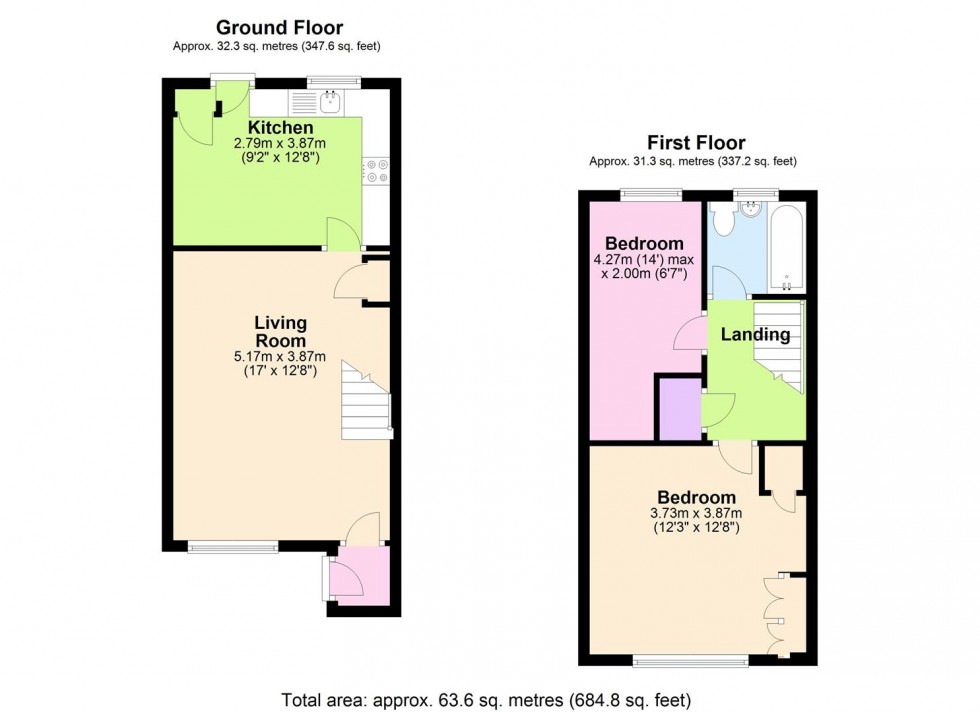 Floorplan for Wilcox Close, Borehamwood