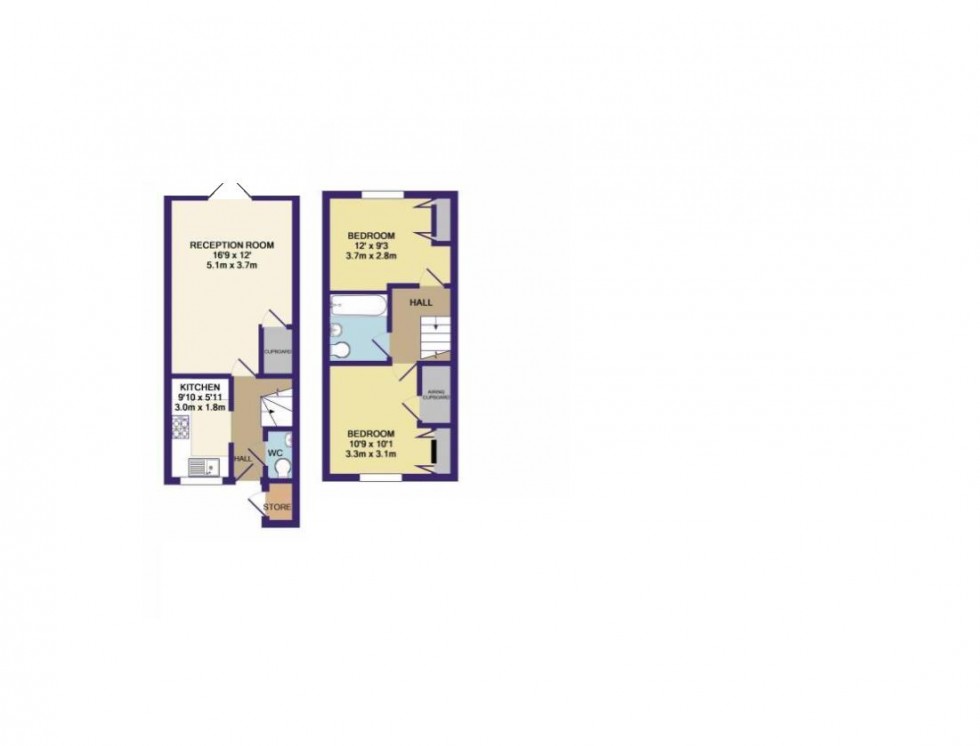 Floorplan for Oberon Close, Borehamwood