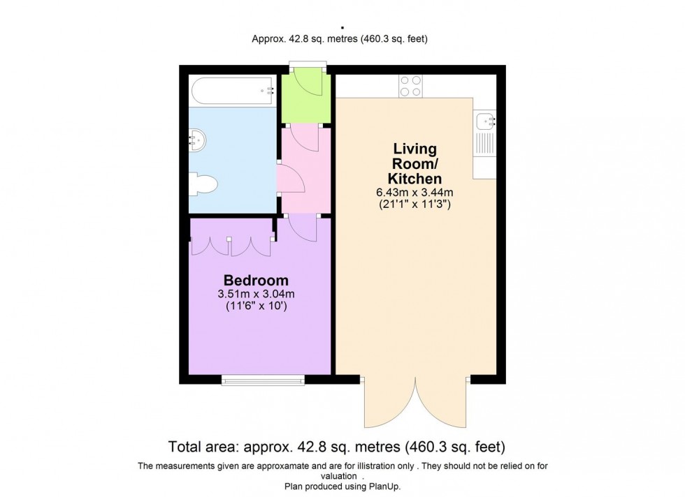 Floorplan for Glenhaven Avenue, Borehamwood