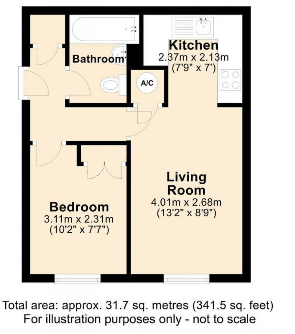 Floorplan for Danziger way, Borehamwood