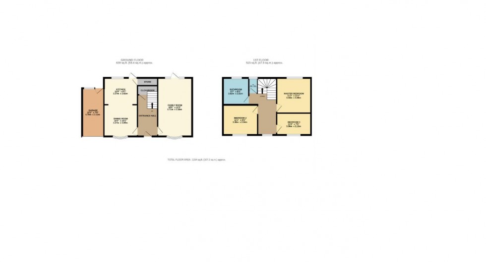 Floorplan for Carrington Avenue, Borehamwood