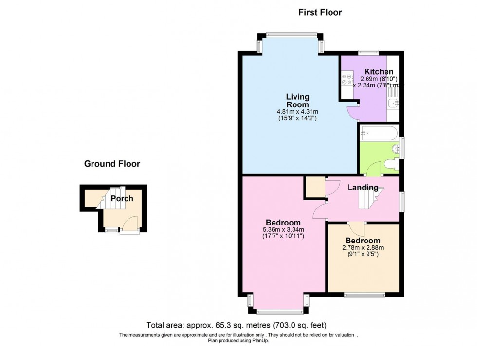 Floorplan for Lexington Close, Borehamwood