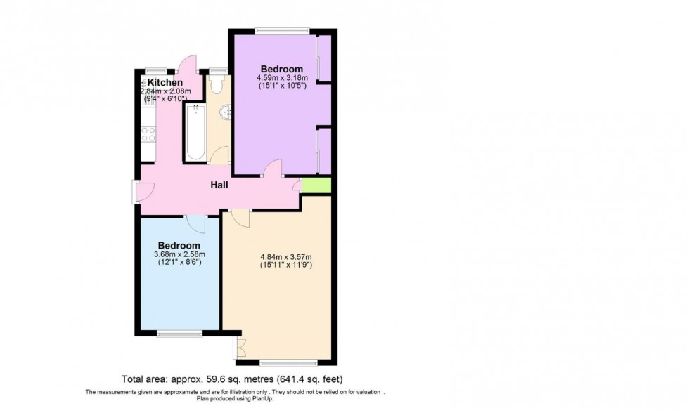 Floorplan for Hollywood Court,Deacons Hill Road, Elstree