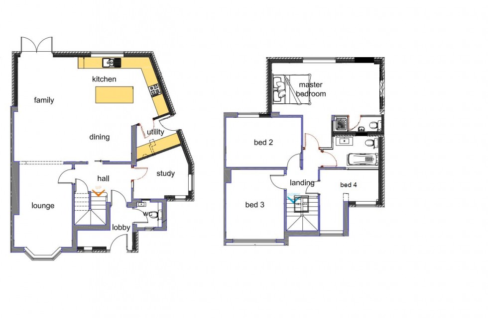 Floorplan for Park Crescent, Elstree