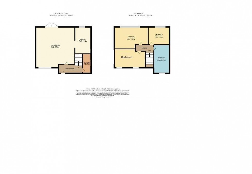 Floorplan for Kenilworth Close, Borehamwood