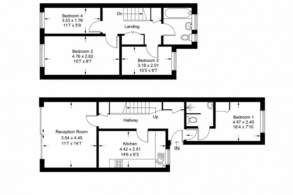 Floorplan for Stainer Road, Borehamwood