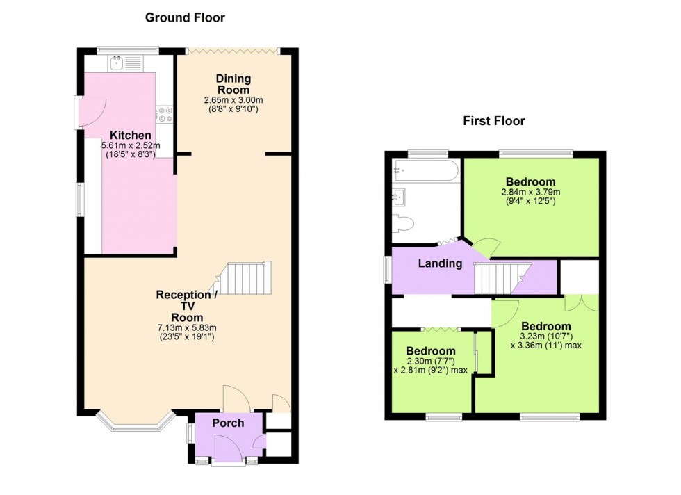 Floorplan for Drayton Road, Borehamwood