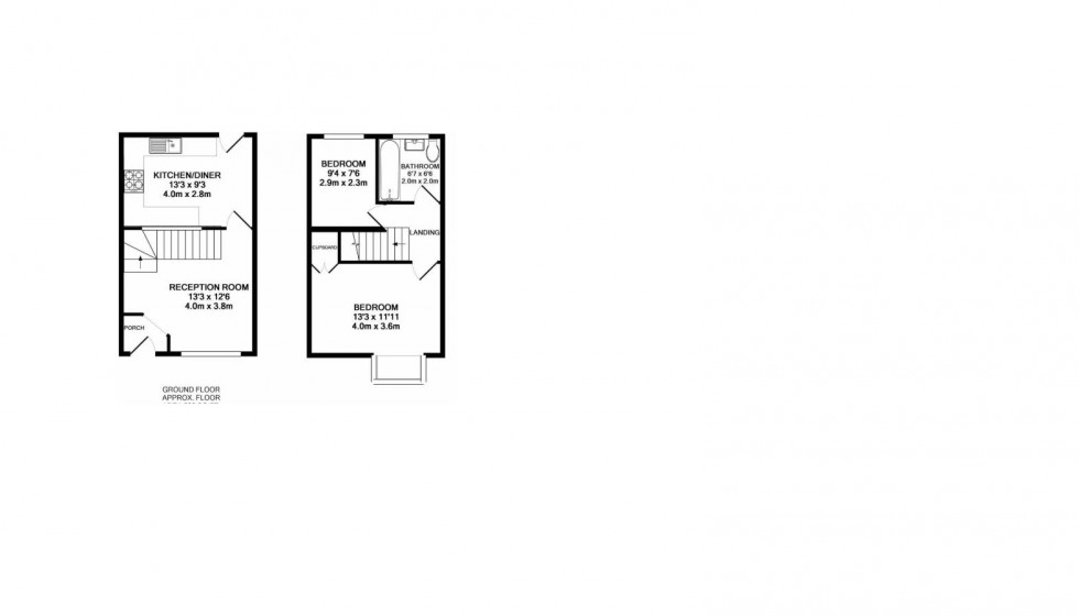 Floorplan for Danziger Way, Borehamwood