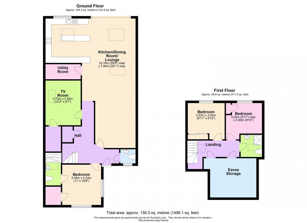 Floorplan for Grosvenor Road, Borehamwood