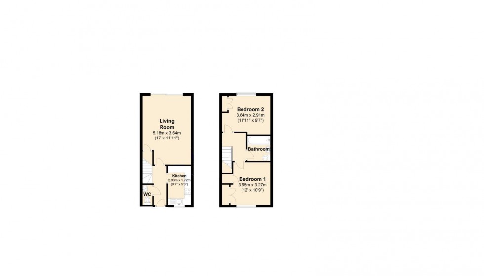Floorplan for Novello Way,Borehamwood