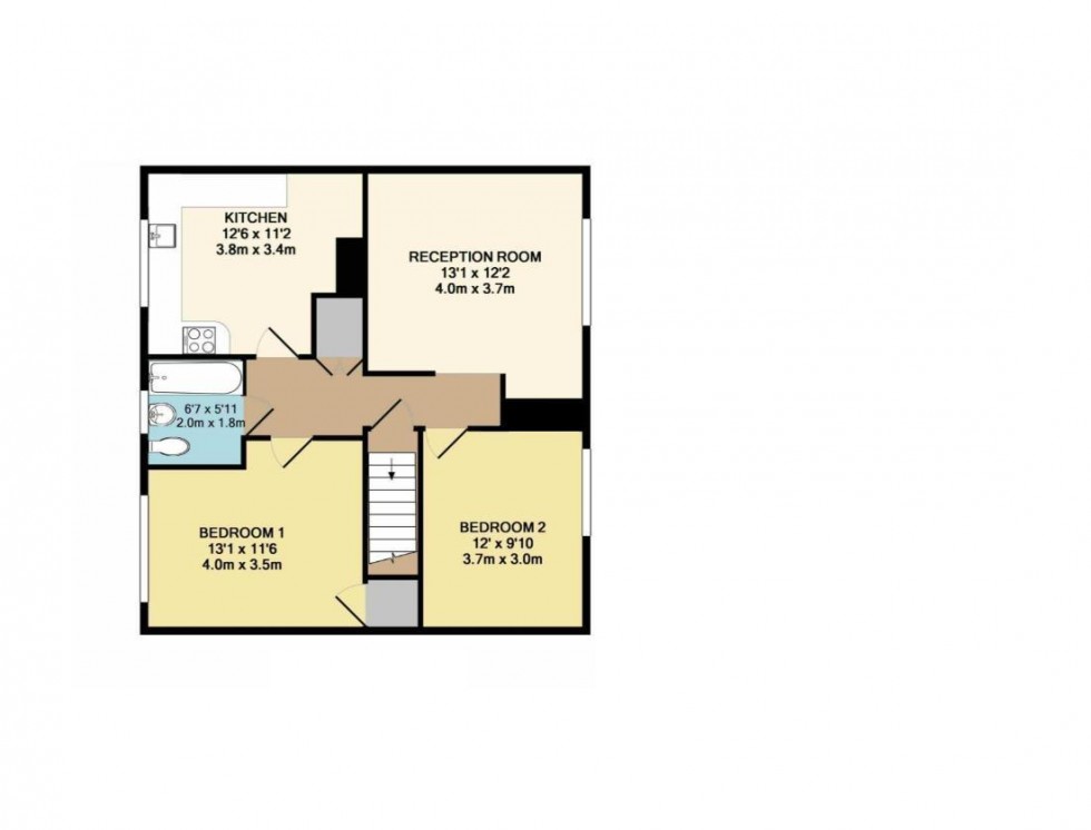 Floorplan for Milton Drive, Borehamwood