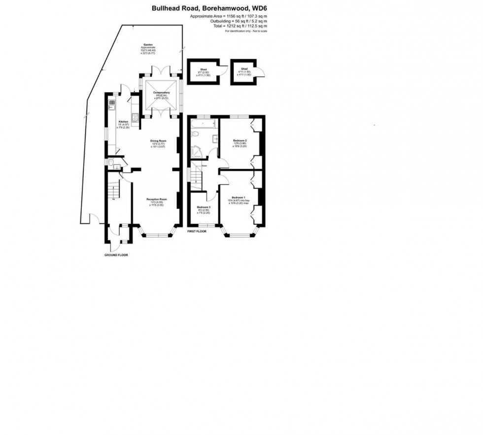 Floorplan for Bullhead Road, Borehamwood
