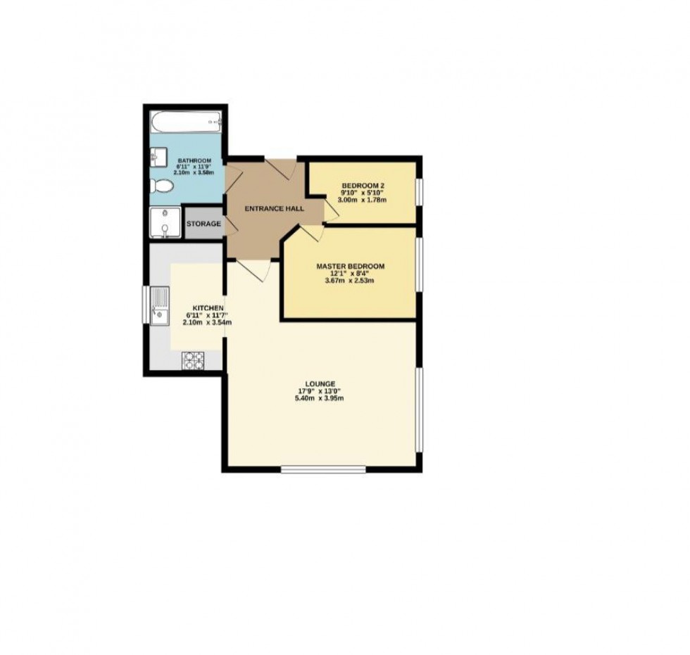 Floorplan for Armstrong Close, Borehamwood