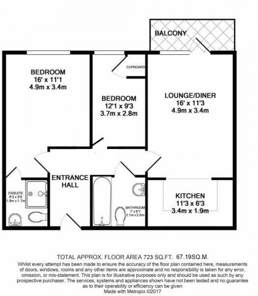 Floorplan for Lawford Court, Grade Close, Elstree