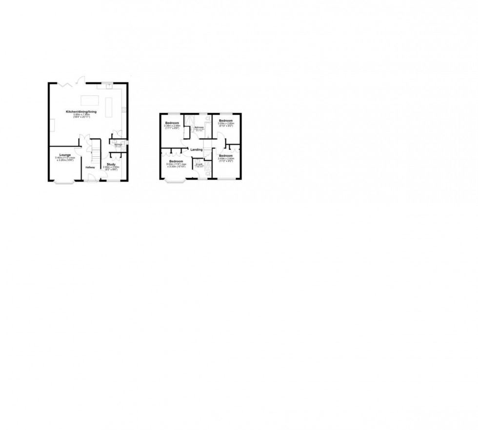 Floorplan for Lullington Garth,Borehamwood