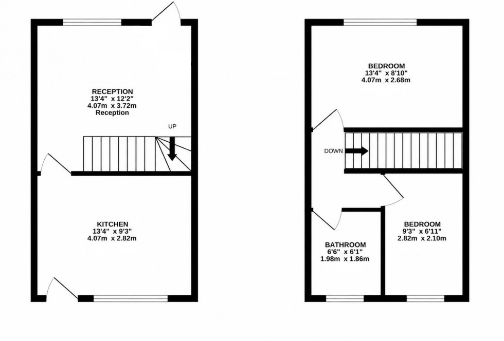 Floorplan for Bray Close, Borehamwood