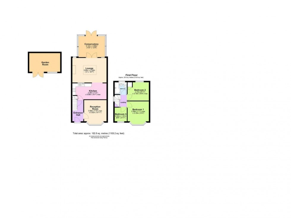 Floorplan for Bullhead Road, Borehamwood