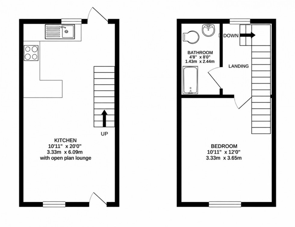 Floorplan for Siskin Close, Borehamwood