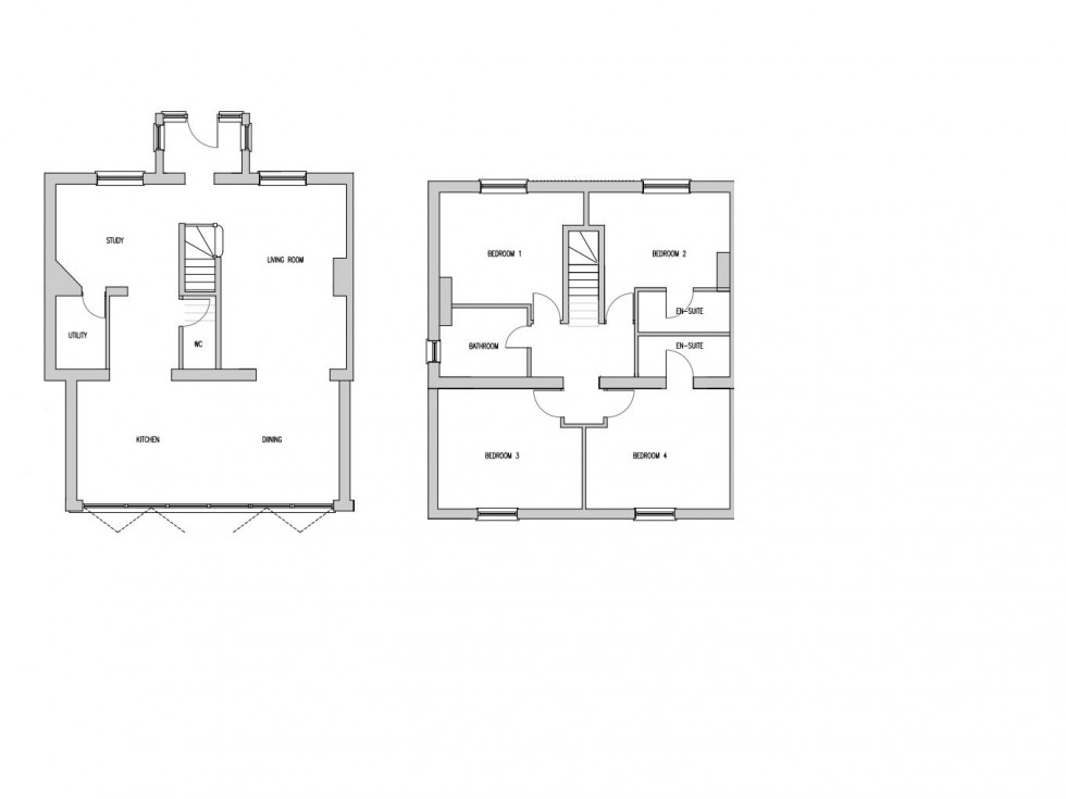 Floorplan for Hillside Avenue, Borehamwood