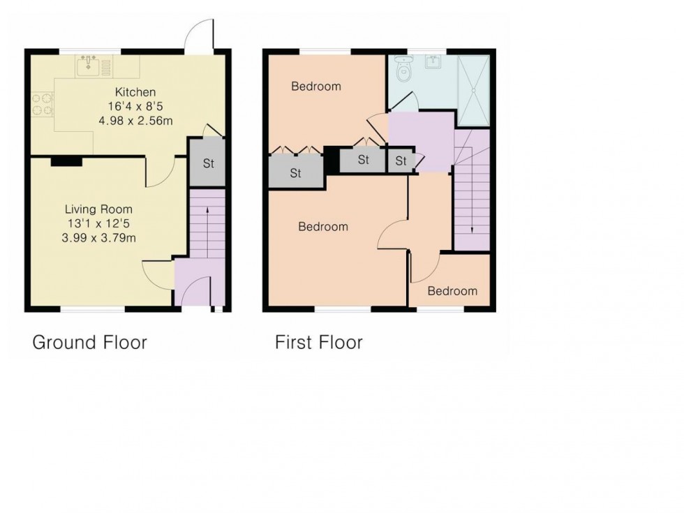 Floorplan for Thirston Path, Borehamwood